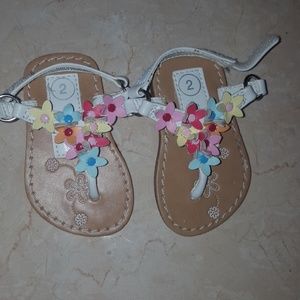 Flower baby sandals brand new